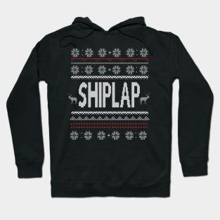 Shiplap Ugly Christmas Sweater Hoodie